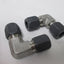 Used Lot of 2 SSP 1/2" Compression Elbows 90°, 1-Piece Ferrule, 316 Stainless Steel