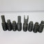 Used Lot of 8 Vektek 10-0708-06 Work Support Cartridges, Stroke: 0.25", Assorted Tops