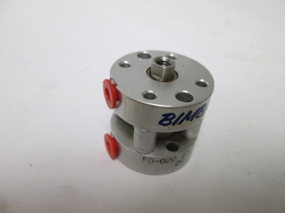 Used Bimba FO-020.25-4FGL Pneumatic Cylinder, Double Acting, Bore: 9/16", Stroke 1/4"