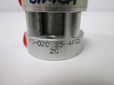Used Bimba FO-020.25-4FGL Pneumatic Cylinder, Double Acting, Bore: 9/16", Stroke 1/4"