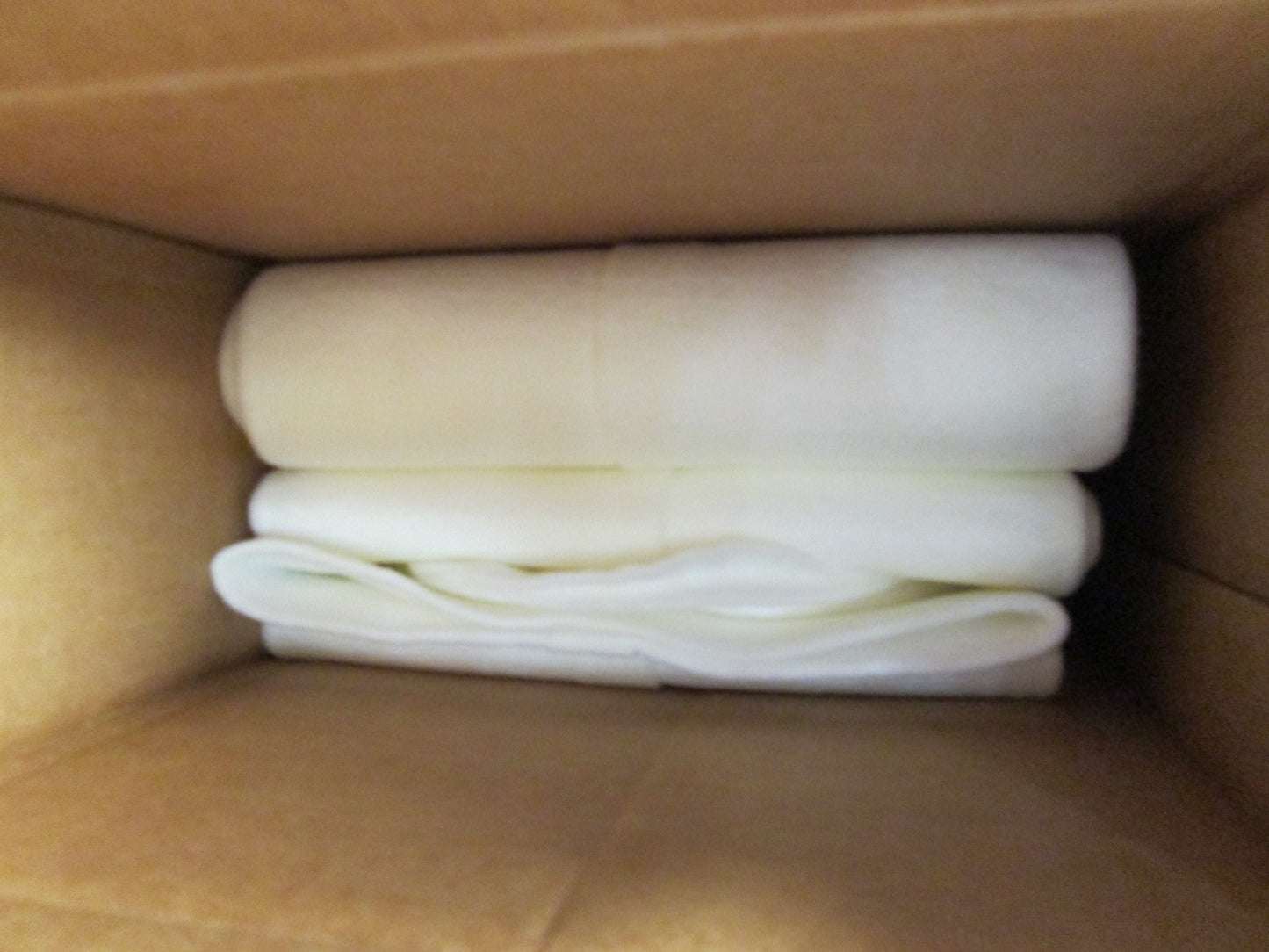 New Lot of 2 New Donaldson P031131-016-210 Polypropylene Bag Filters, 4.85"OD x 125"