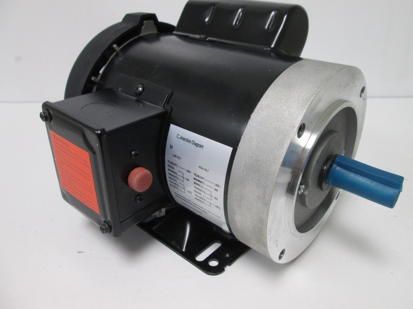 New Max Motion MTR-134FDC AC Motor, Voltage: 115/230VAC 60Hz, Speed: 1725RPM