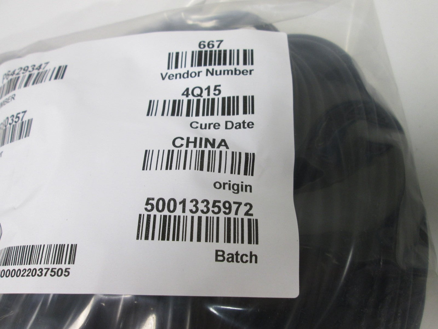 New Lot of 100 Global O-Ring HNBR90357 O-Rings, Size: 357, Durometer: 90