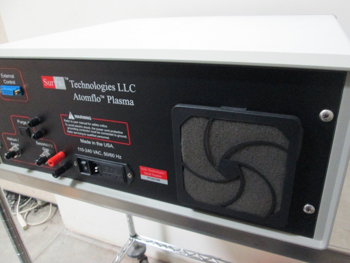 Used Surfx Atomflo T Atmospheric Plasma Generator Controller 27.12MHz 300W 110-240V