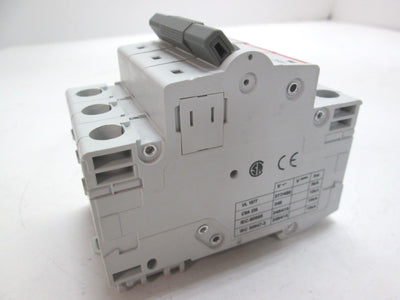 Used Cutler Hammer WMS3C16 C16 Circuit Breaker 480 VAC 16 A 3 Pole DIN Rail Mountable