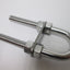 New Lot of 4 U-Bolts, Inside Diameter: 1", With 4x Nuts and 2x Mounting Plates
