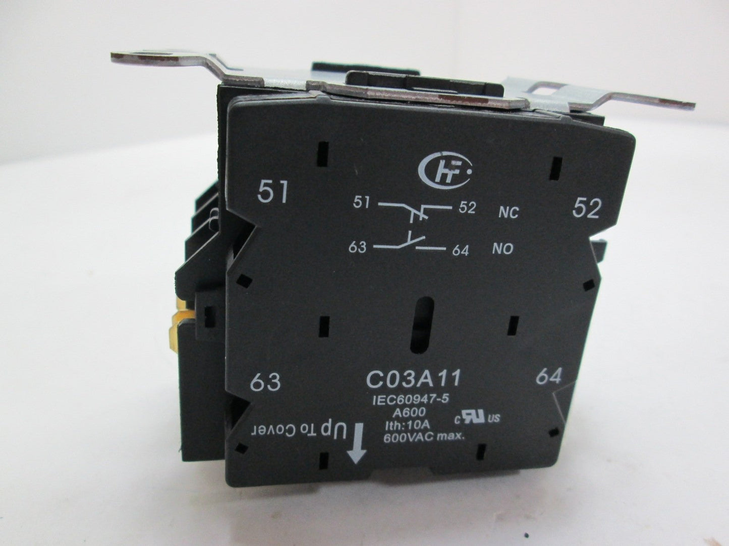 Used Liebert Contactor 123273P1 240-600VAC 24VAC Coil 50/60HZ 3 Pole w/Contact C03A11