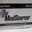 New Lot of 24 Medsource MS-64250 Sharps Container, Capacity: 3/8 gal, Hinged Lid