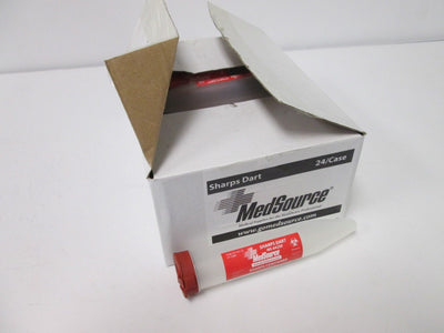 New Lot of 22 Medsource MS-64250 Sharps Container, Capacity: 3/8 gal, Hinged Lid