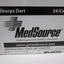 New Lot of 22 Medsource MS-64250 Sharps Container, Capacity: 3/8 gal, Hinged Lid