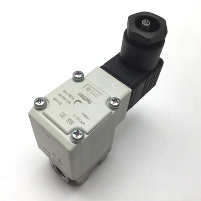 Used  SMC VXN22RG Solenoid Pneumatic Air Water Valve 430psi Max 1/4"NPT Orifice 3/32"