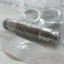 New Lot of 3 SMC KQG2E03-00 Bulkhead Union Adapter Straight Push In 5/32" Stainless