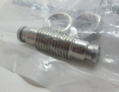 New Lot of 3 SMC KQG2E03-00 Bulkhead Union Adapter Straight Push In 5/32" Stainless