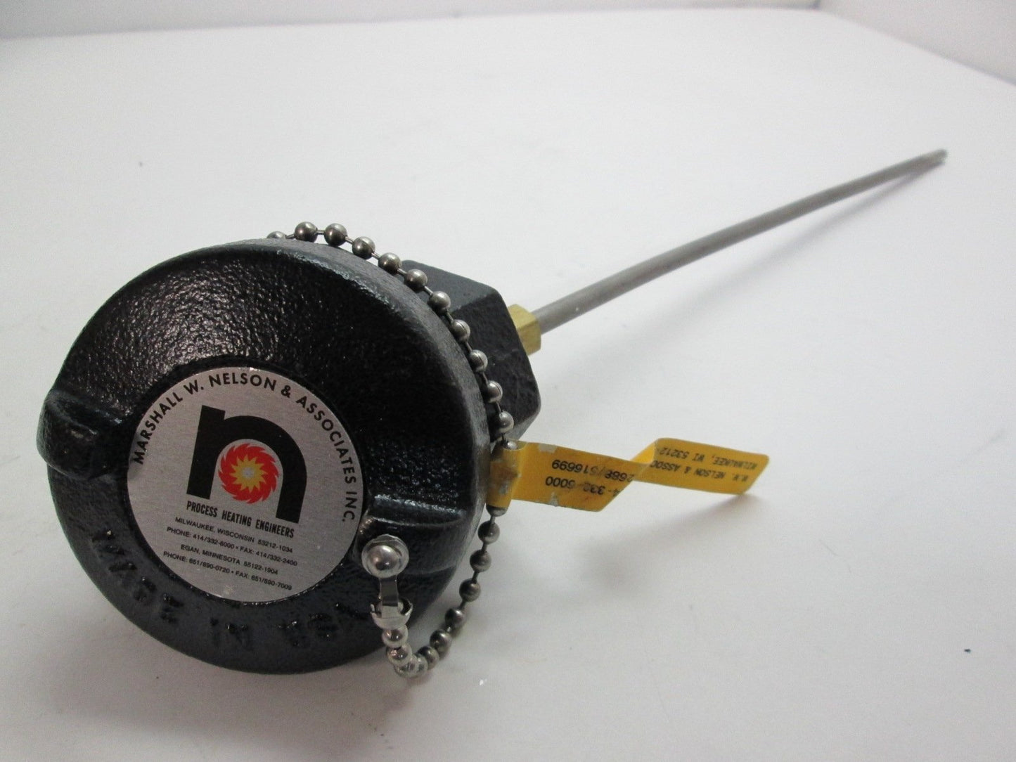 Used Marshall Nelson K43U-012-01A-22CF34 Temperature Probe 12" Probe 3/4" FNPT