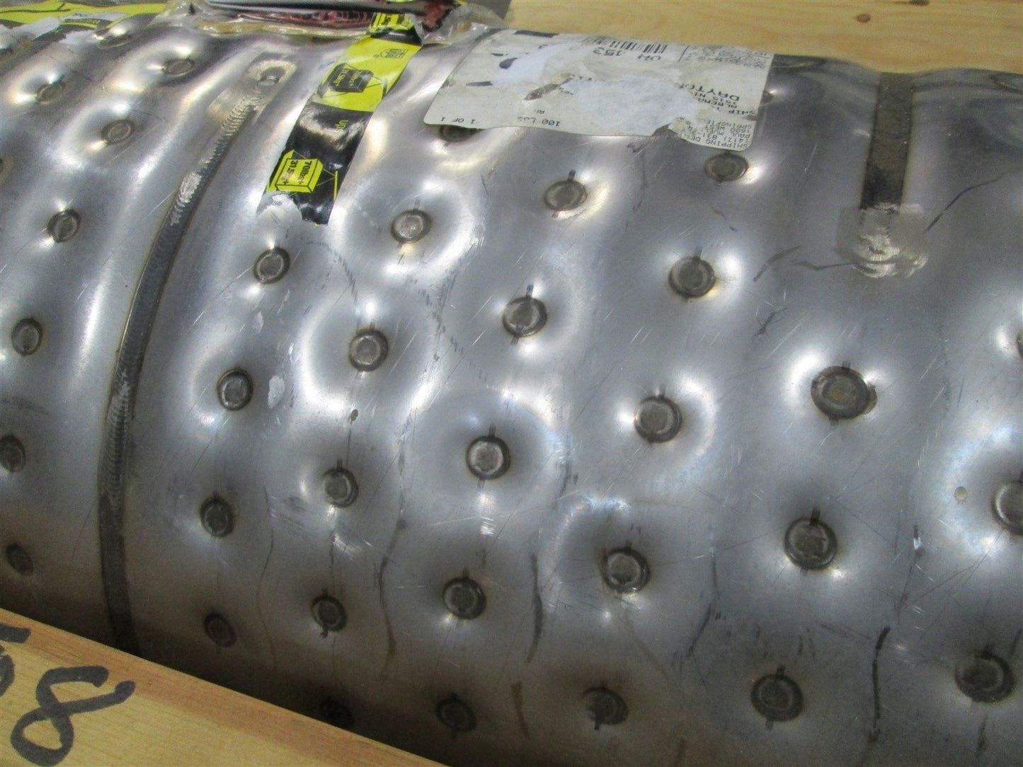 New Mueller SS Temp-Plate Double-Embossed Clamp-On Length: 32" Dia: 13" 1/2 NPT