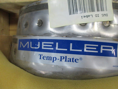 New Mueller SS Temp-Plate Double-Embossed Clamp-On Length: 32" Dia: 13" 1/2 NPT