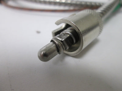 Used Pyro-Matic PCJ0G-I00G-E036B Thermocouple, Cable Length: 40", 2-Wire