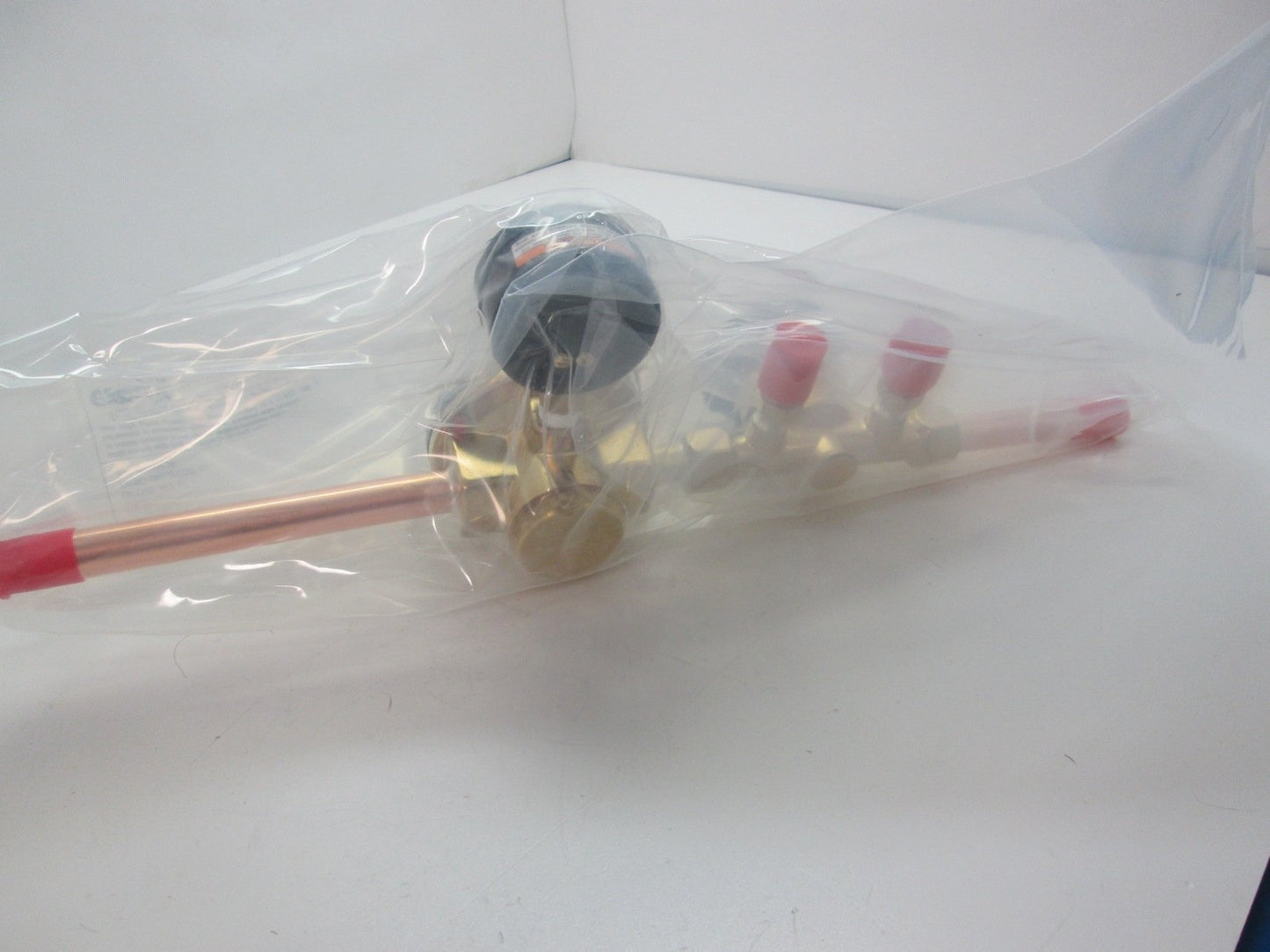 New Carten Controls G625M22R-VHF Brass Check Valve 0-100PSI Gauge 2 Test Ports 36487