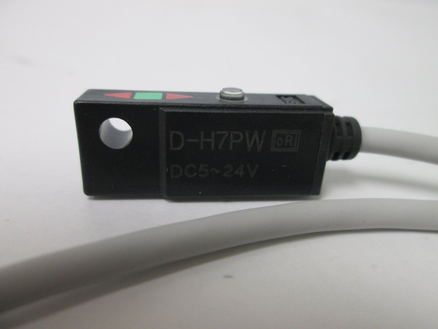 Used SMC D-H7PW Solid State Cylinder Switch, Voltage: 5-24VDC, 3-Wire PNP, 0.5m Cable