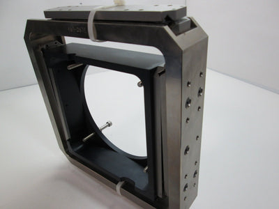 Used 7.5" Custom Gimbal Optical Laser Lens Mount Fully Adjustable Lens OD 4.79"