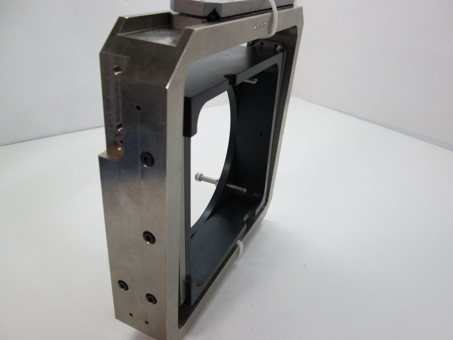 Used 7.5" Custom Gimbal Optical Laser Lens Mount Fully Adjustable Lens OD 4.79"