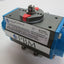 Used PBM PAVBL453S-0052 Pneumatic Actuator 120 PSIG Rack / Pinion Type Namur Mount