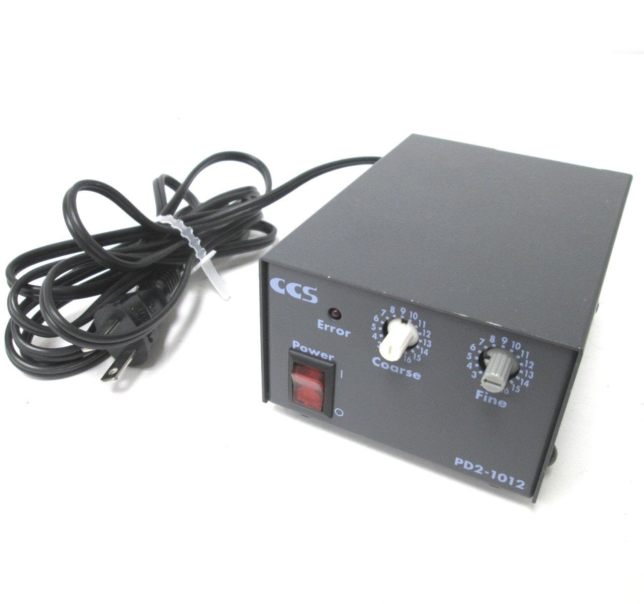 Used CCS PD2-1012 Light Source Power Supply, Input: 100-120VAC AC 27VA, Output: 12VDC