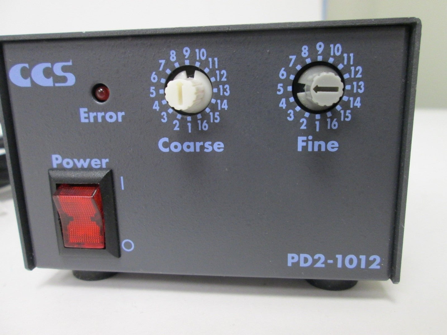 Used CCS PD2-1012 Light Source Power Supply, Input: 100-120VAC AC 27VA, Output: 12VDC