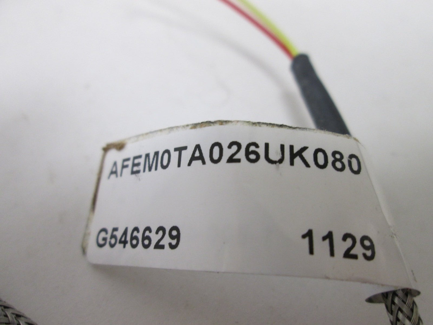 Used Watlow AFEM0TA026UK080 Thermocouple, Sheath Dimensions: 0.063" OD x 2.75" Long