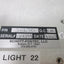 Used Fostec 20670 Fiber Optic Light Source, Power: 15VDC DC At 100mA, 9-Pin D-Sub