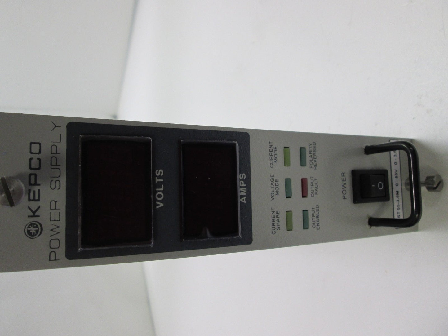 New – Open box Kepco MST 55-3.5M Plug In Power Supply 100-250VAC AC Input 0-55VDC 0-3.5A