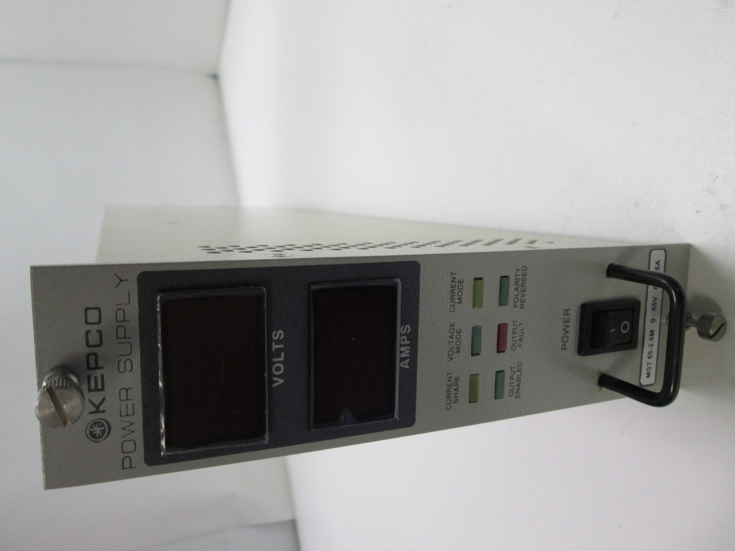 New – Open box Kepco MST 55-3.5M Plug In Power Supply 100-250VAC AC Input 0-55VDC 0-3.5A