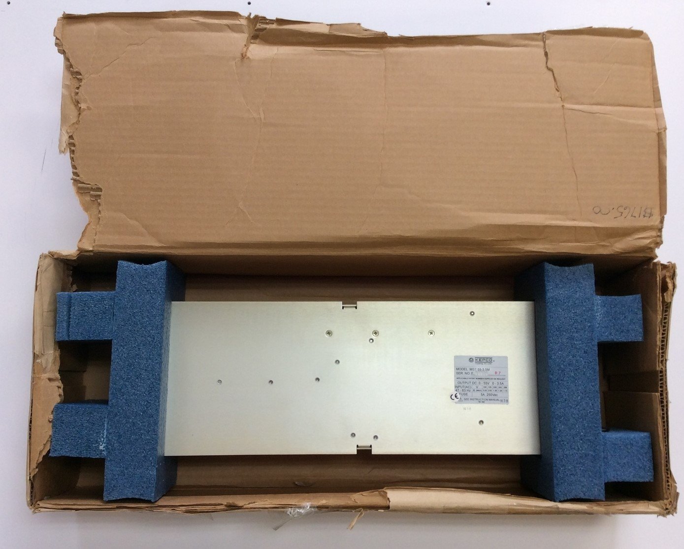 New – Open box Kepco MST 55-3.5M Plug In Power Supply 100-250VAC AC Input 0-55VDC 0-3.5A