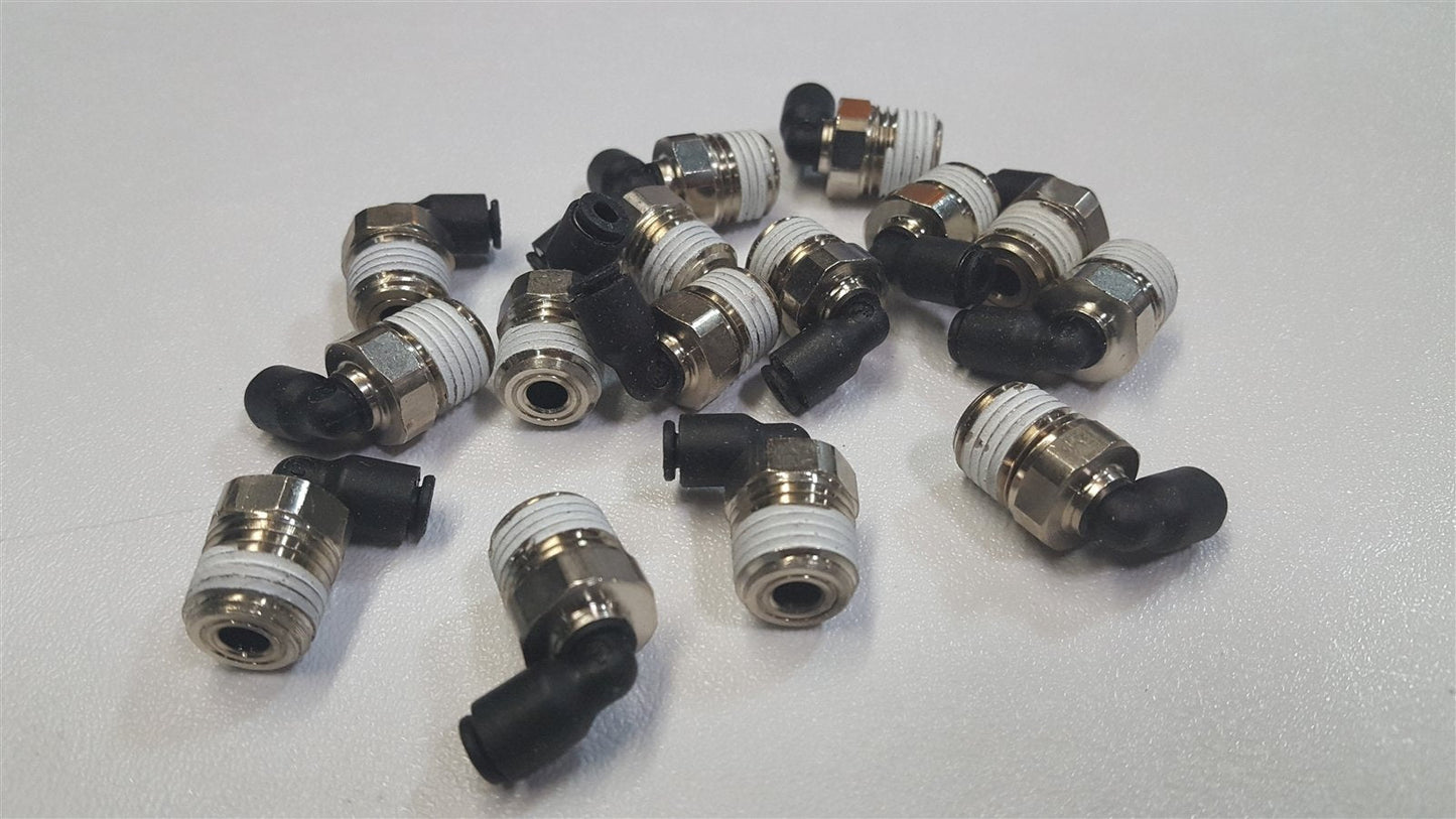 New – Open box Lot of -15- Legris 06475511 Push In 90 Deg Elbow Male 1/8" Tube x 1/4" NPT