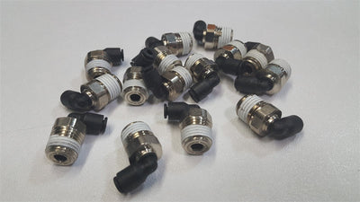 New – Open box Lot of -15- Legris 06475511 Push In 90 Deg Elbow Male 1/8" Tube x 1/4" NPT