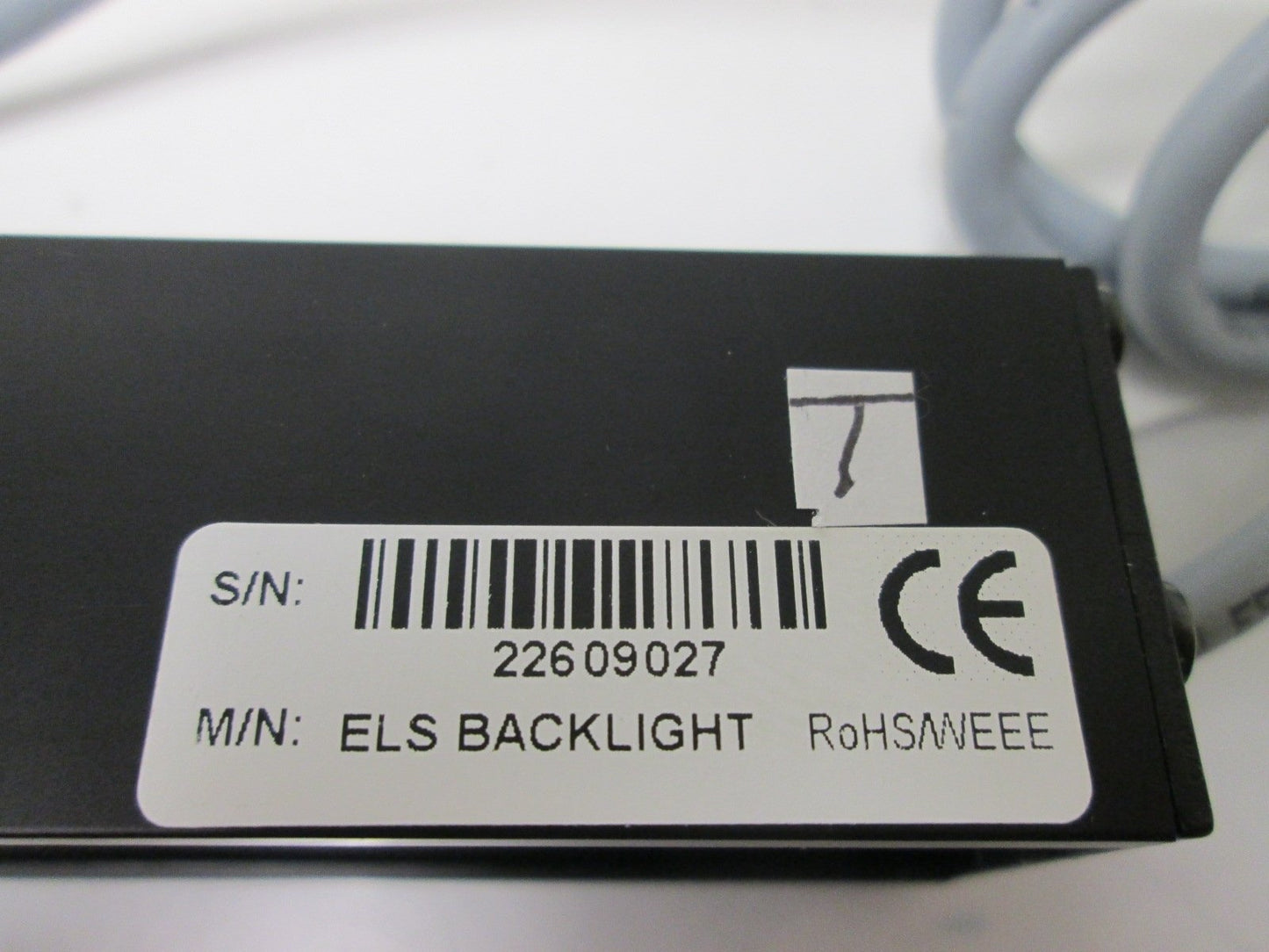 Used Advanced Illumination EL19314-66024 Red Backlight, W/ Switch and Power Supply