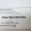 Used Hansen Research Flow Thru Drill Bits, Assorted Sizes, 0.0225" to 0.036"