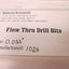 Used Hansen Research Flow Thru Drill Bits, Assorted Sizes, 0.0225" to 0.036"