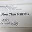 Used Hansen Research Flow Thru Drill Bits, Assorted Sizes, 0.0225" to 0.036"