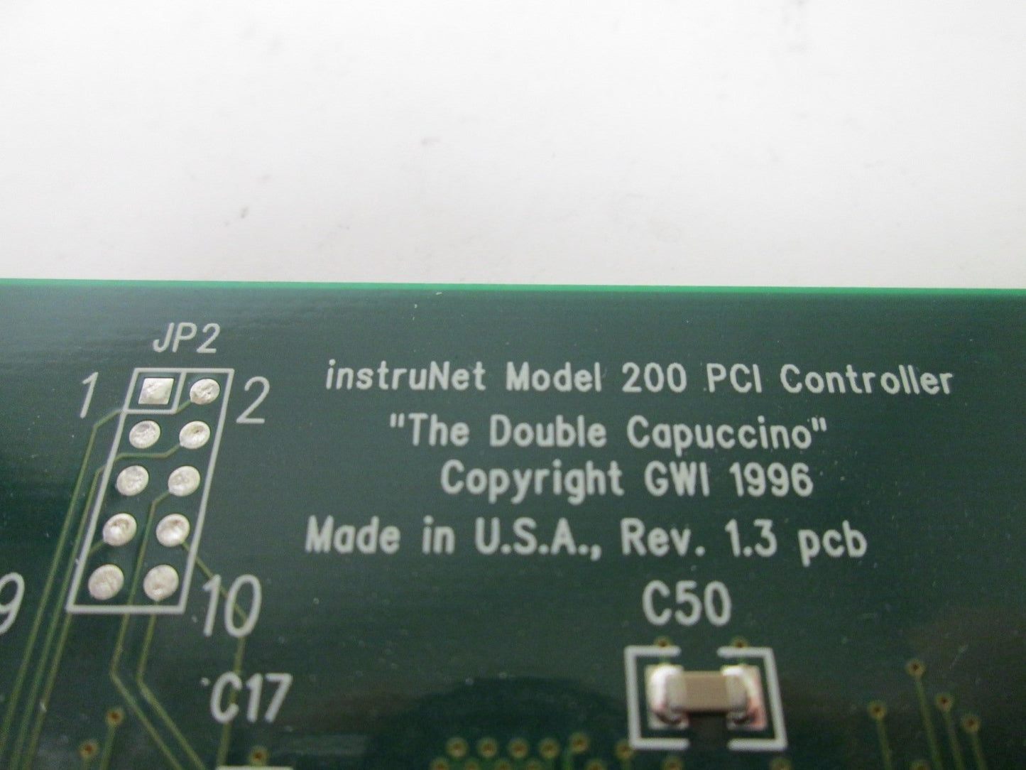 Used InstruNet Model 200 PCI Controller Card, 25-Pin Connection, Voltage: +5V