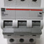 Used Cutler Hammer WMS3C06 Circuit Breaker, 3-Pole, Rating: 415VAC 6A, DIN Rail Mount