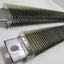 Used Lot of 2 Watlow SGA1J21AW4 Finned Strip Heaters 240VAC AC 500 Watt Rating