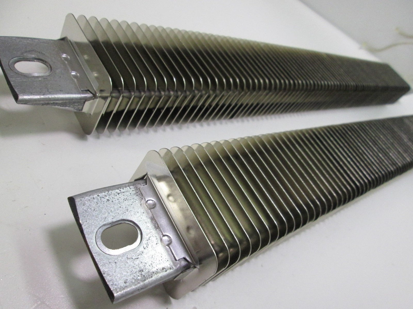 Used Lot of 2 Watlow SGA1J21AW4 Finned Strip Heaters 240VAC AC 500 Watt Rating