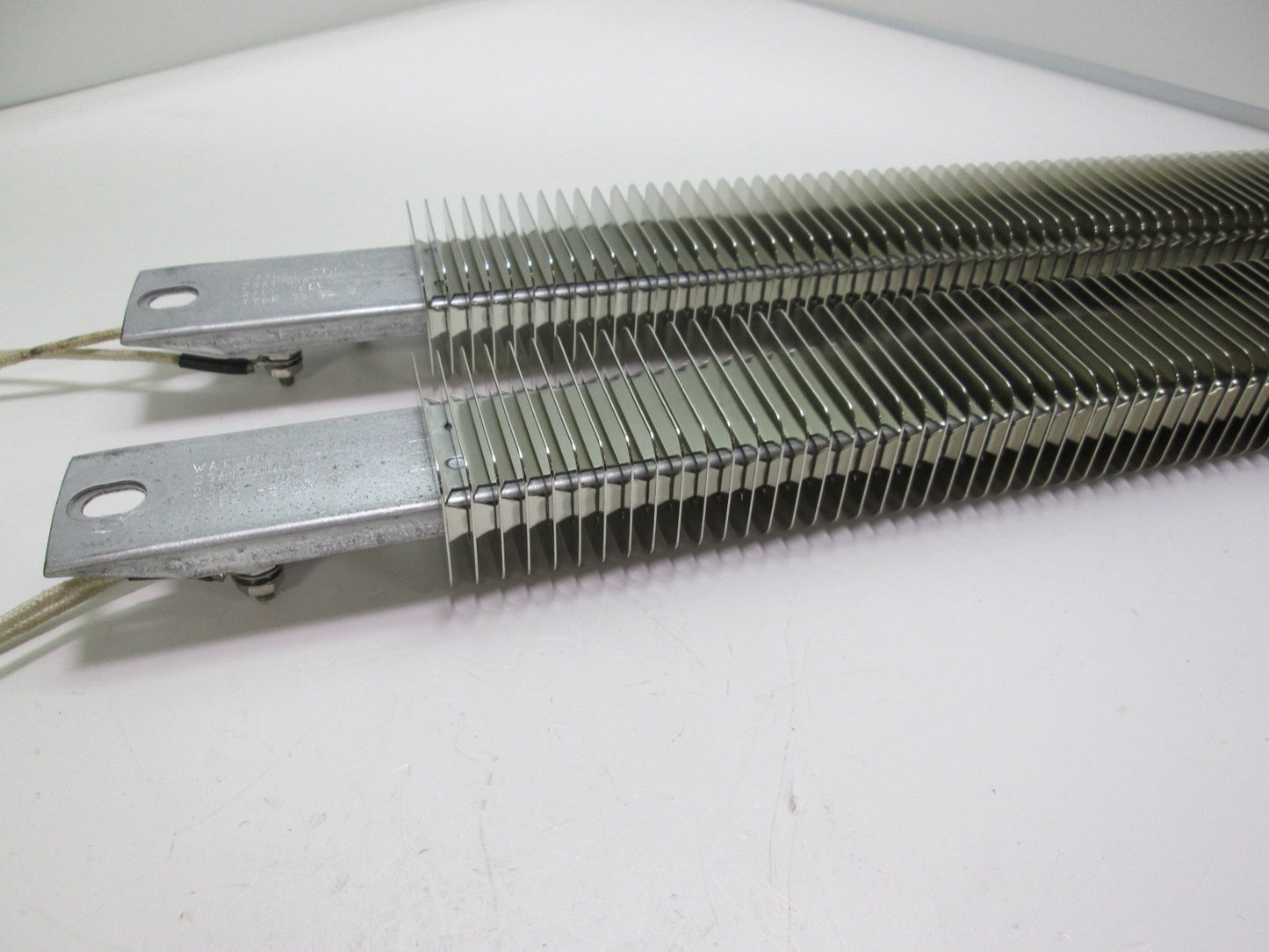 Used Lot of 2 Watlow SGA1J21AW4 Finned Strip Heaters 240VAC AC 500 Watt Rating