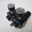 Used Lot of 2 Wilkerson R19-03-FC00 Regulators, Set Pressure: 0-125psi, Inlet: 300psi