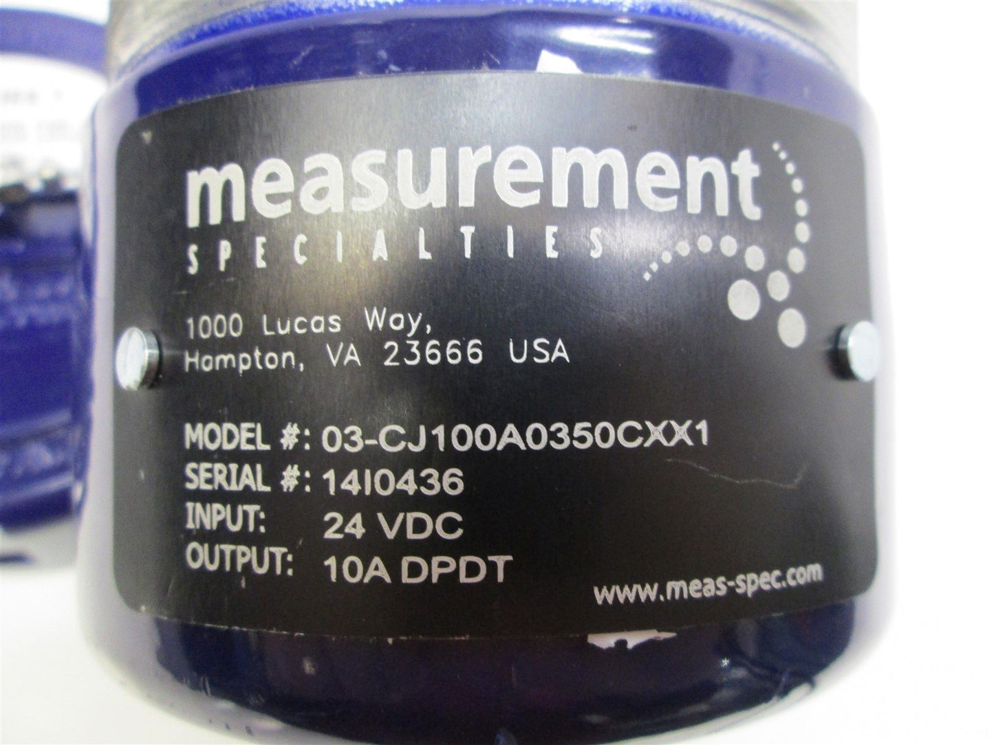 New – Open box Wika TR10 Measurement Specialties Temperature Detector RTD 24V DC 2MHz 10A DPDT