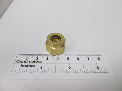 New Lot of 54 Nuts, Size: 3/8", Material: Brass, For Duolok Tube Fittings