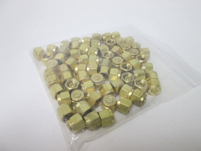 New Lot of 69 Plugs, Size: 1/4", Material: Brass, For Duolok Tube Fittings