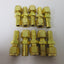 New Lot of 10 SSP IBD4R6 Tube Stub Adapters, 1/4" Tube to 3/8" Stub, Brass