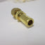 New Lot of 10 SSP IBD4R6 Tube Stub Adapters, 1/4" Tube to 3/8" Stub, Brass